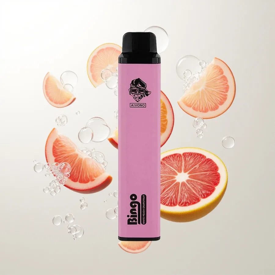 Aivono Aim Bingo 4000 Puffs 1000mah 10ml White Peach Grapefruit, disposable vape