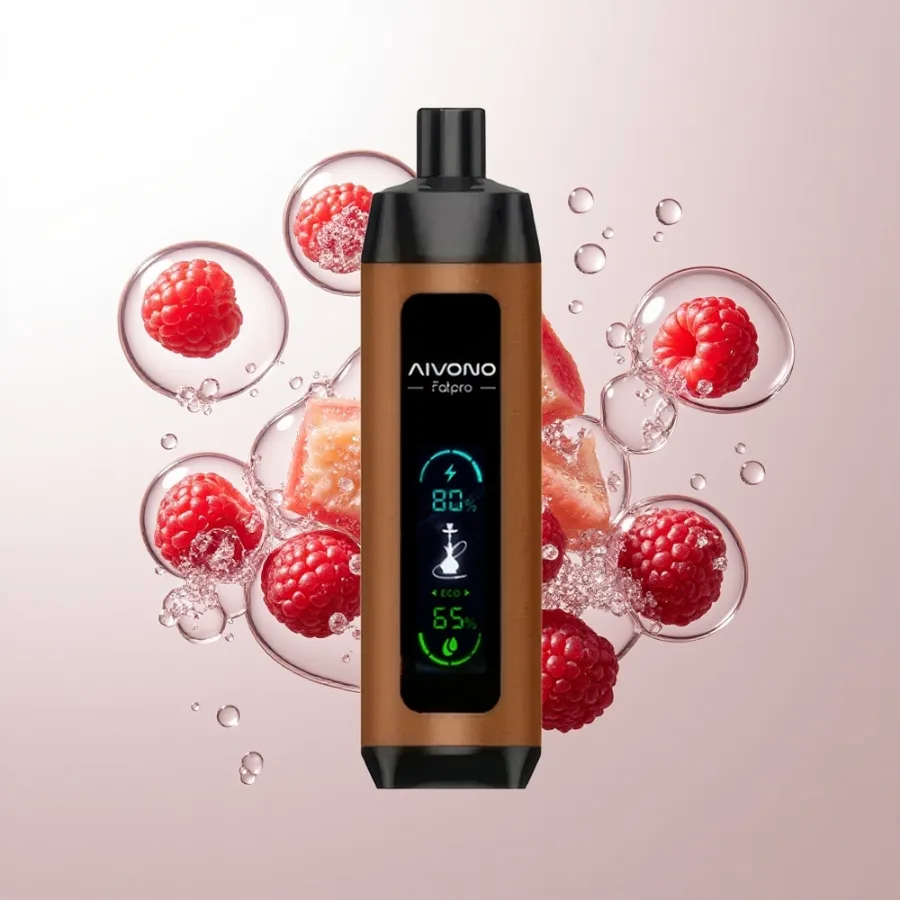 Aivono Aim Fatpro 22000 Puffs Rechargeable Mesh Cherry Raspberry, disposable vape