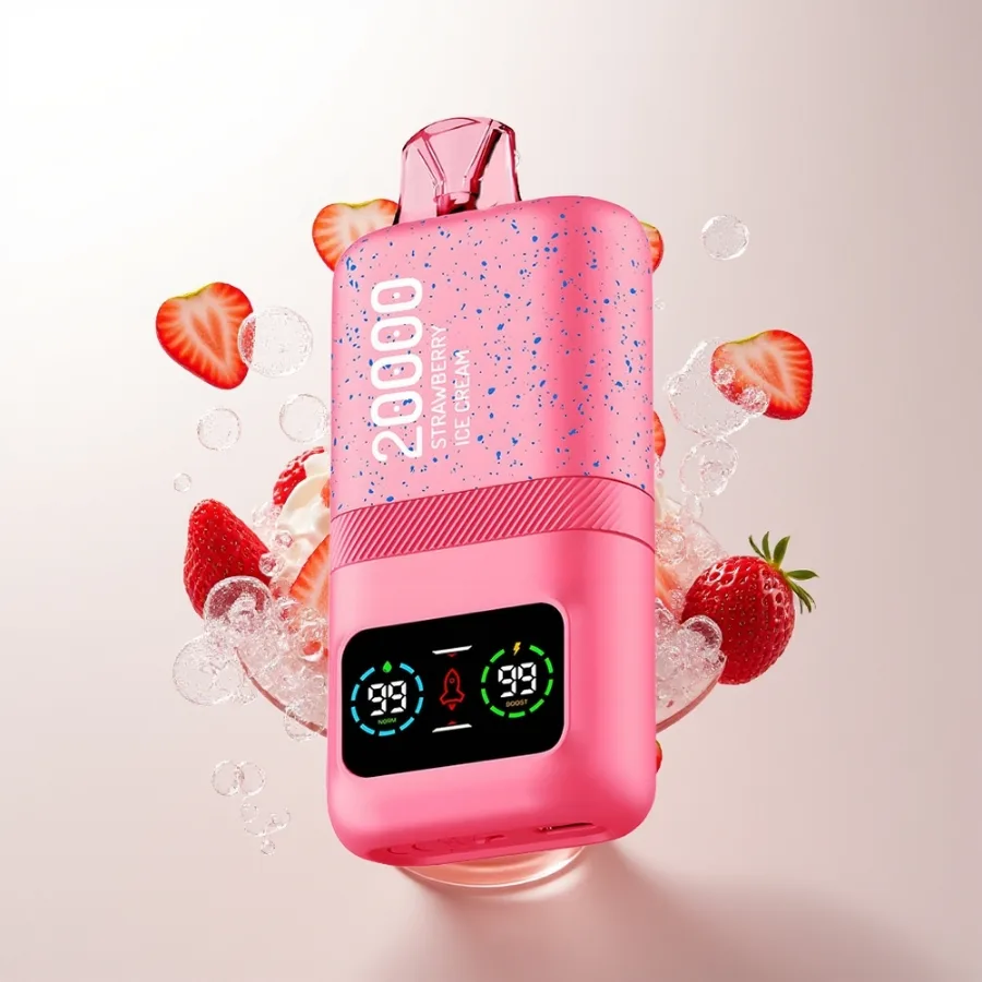 Aivono Aim Magic 20000 Puffs Dual Mesh Strawberry Ice Cream, disposable vape
