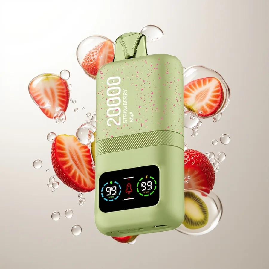 Aivono Aim Magic 20000 Puffs Rechargeable LCD Strawberry Kiwi, disposable vape
