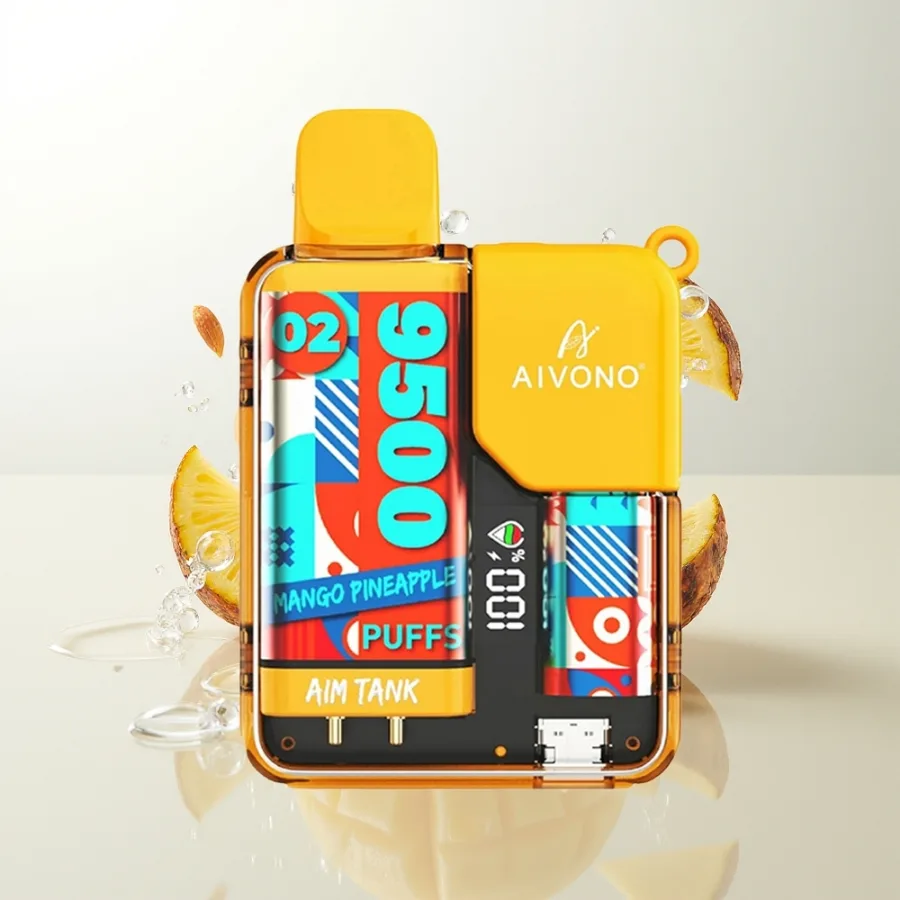 Aivono Aim Tank 9500 Puffs 18ml Mango Pineapple, disposable vape