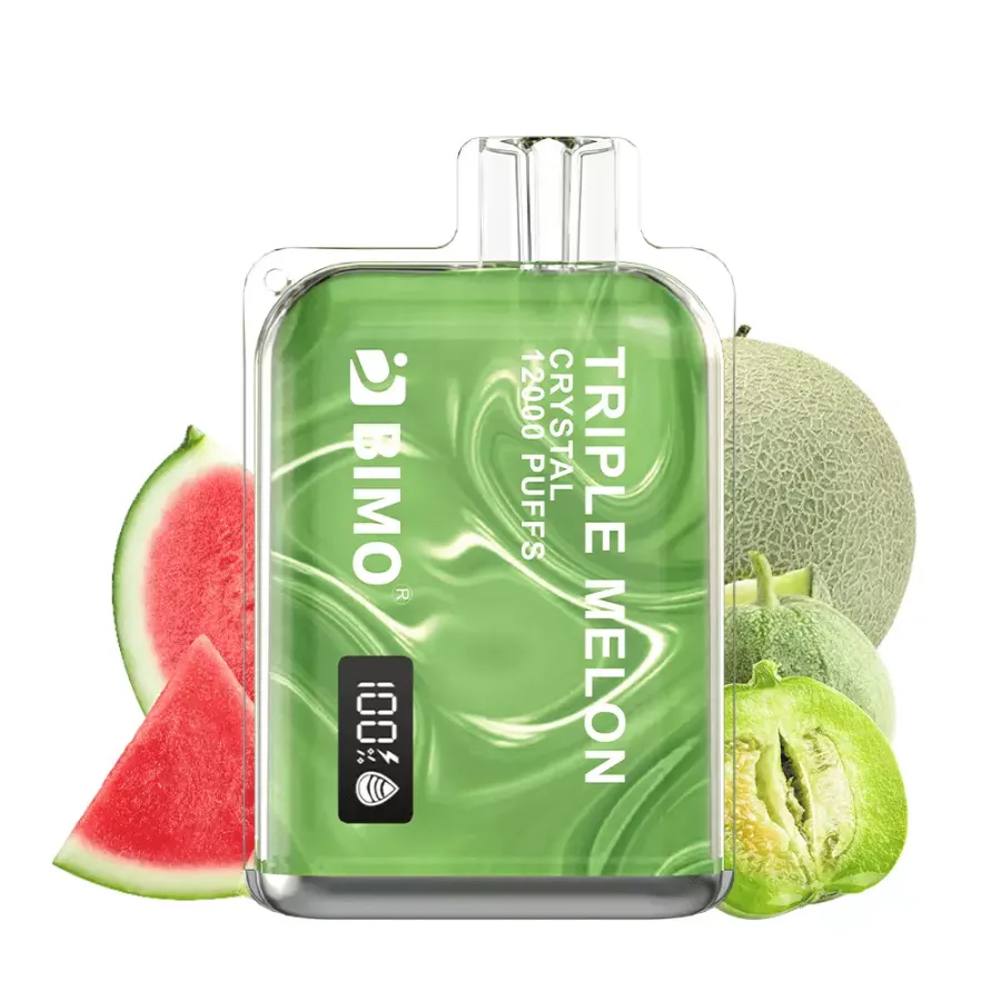 Bimo Crystal 12000 – Triple Melon, disposable vape