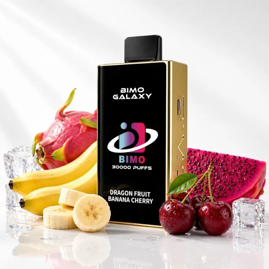 Bimo Galaxy 30000 Puffs Dragon Fruit Banana Cherry, disposable vape