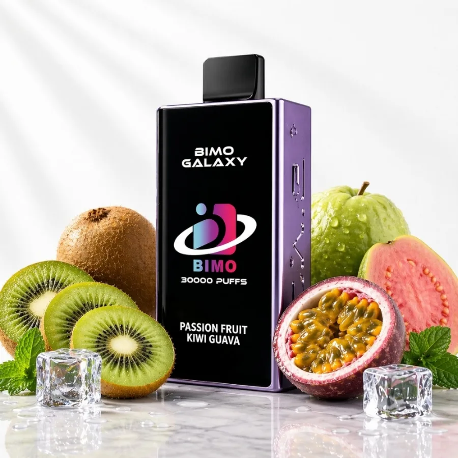 Bimo Galaxy 30000 Puffs Passion Fruit Kiwi Guava, disposable vape