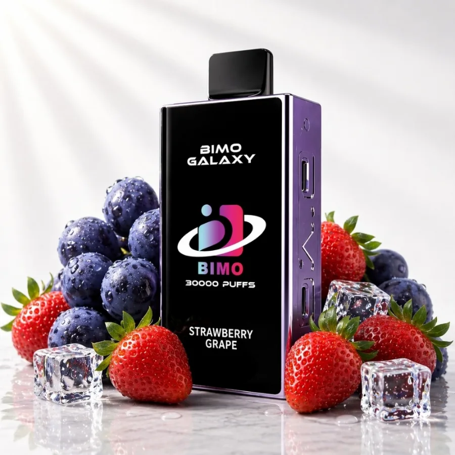 Bimo Galaxy 30000 Puffs Strawberry Grape, disposable vape