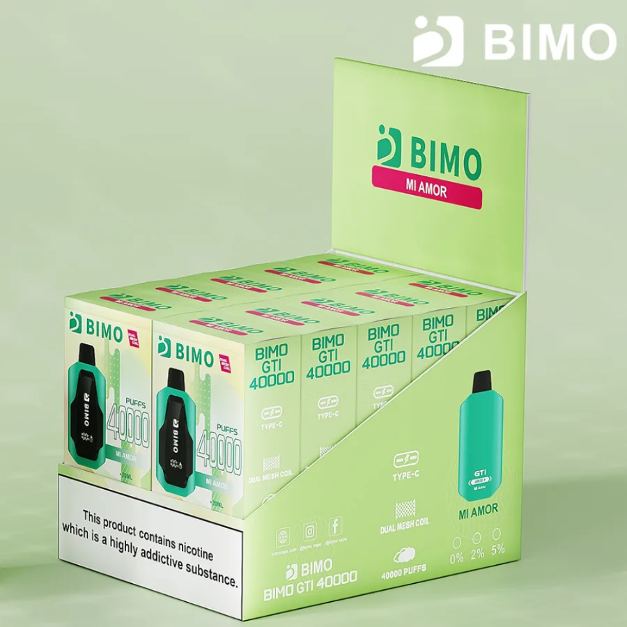 Bimo GTI 40000 Puffs 10-Pack Bundle, multipack of disposable vapes