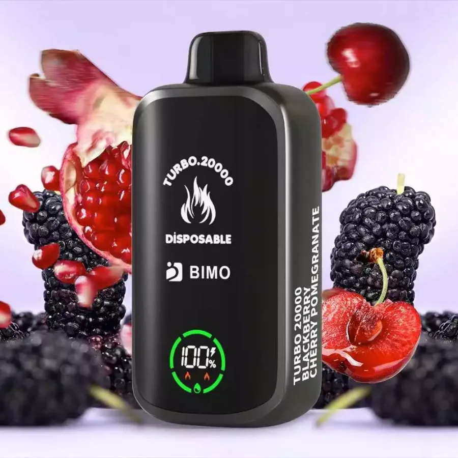Bimo Turbo 20000 – Blackberry Cherry Pomegranate, disposable vape