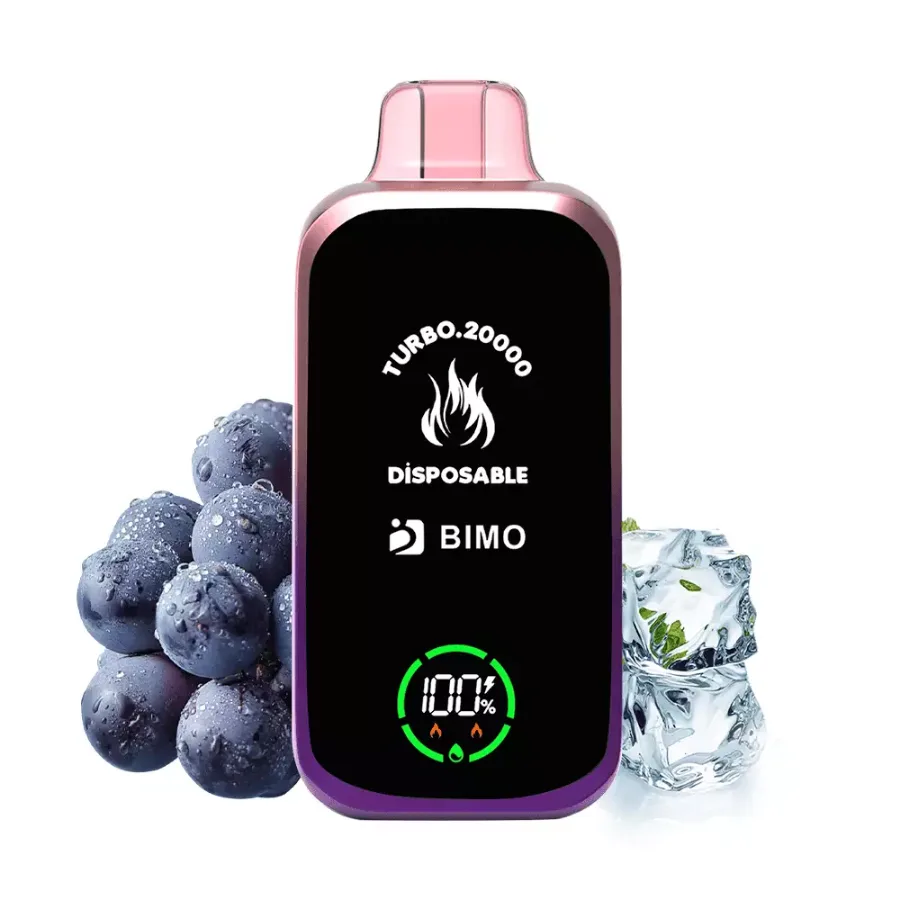 Bimo Turbo 20000 – Grape Ice, disposable vape