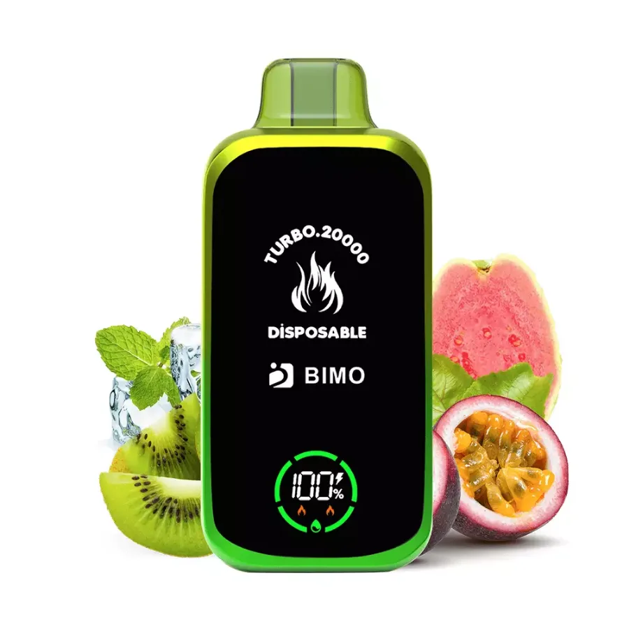 Bimo Turbo 20000 – Passion Fruit Kiwi Guava, disposable vape