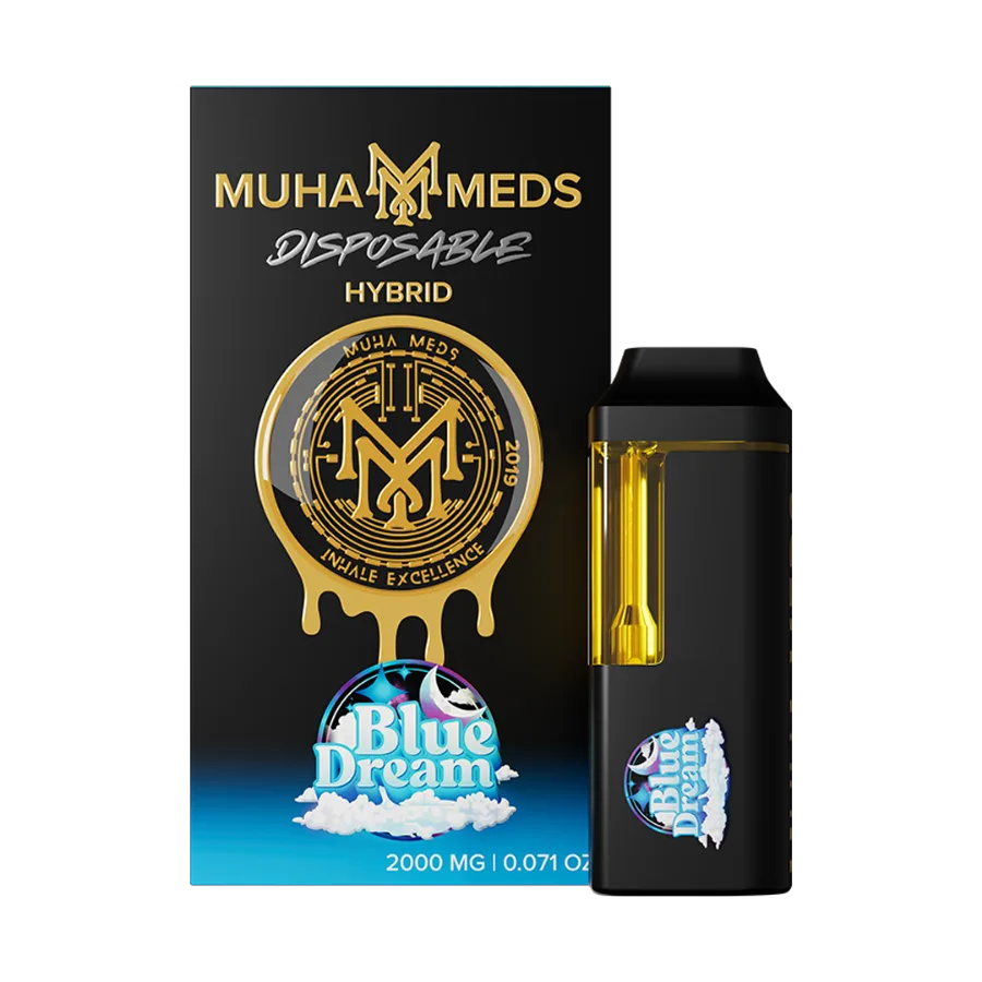 Muha Meds Blue Dream | Hybrid 2g Disposable Vape, disposable vape