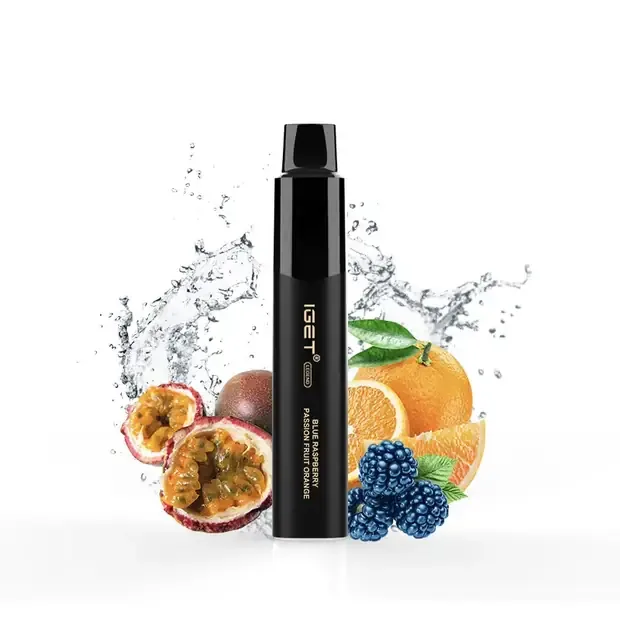 Blue Raspberry Passion Fruit Orange – IGET Legend 4000 Puffs, disposable vape