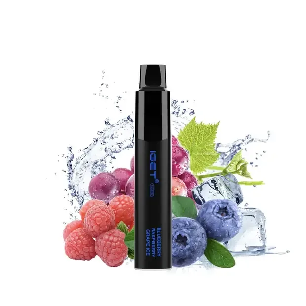 Blueberry Raspberry Grape Ice – IGET Legend 4000 Puffs, disposable vape