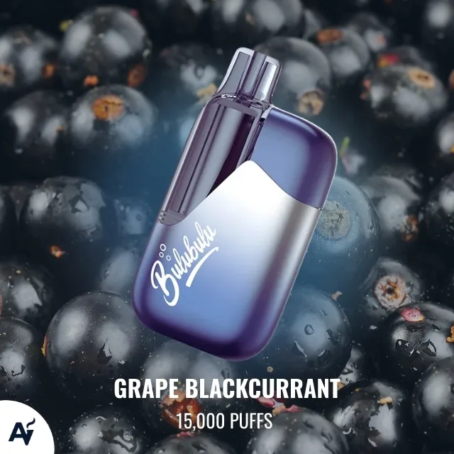 Bulubulu Grape Blackcurrant 15k Puffs, disposable vape