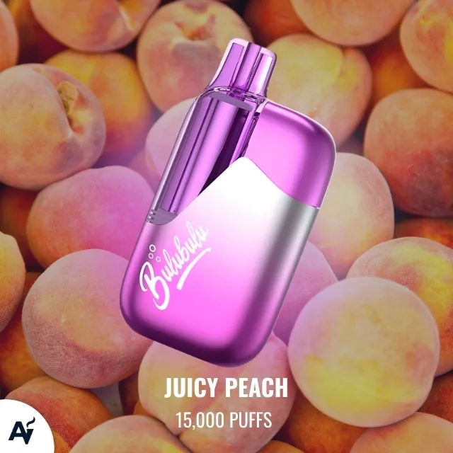 Bulubulu Juicy Peach 15k Puffs, disposable vape