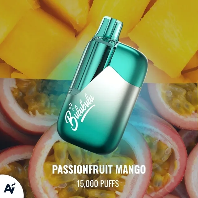 Bulubulu Passionfruit Mango 15k Puffs, disposable vape