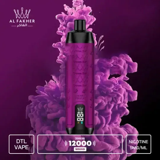 Cherry Fiesta Al Fakher Crown Bar, disposable vape