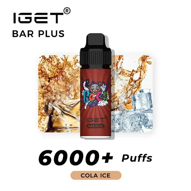 Cola Ice – IGET Bar Plus 6000 Puffs, disposable vape