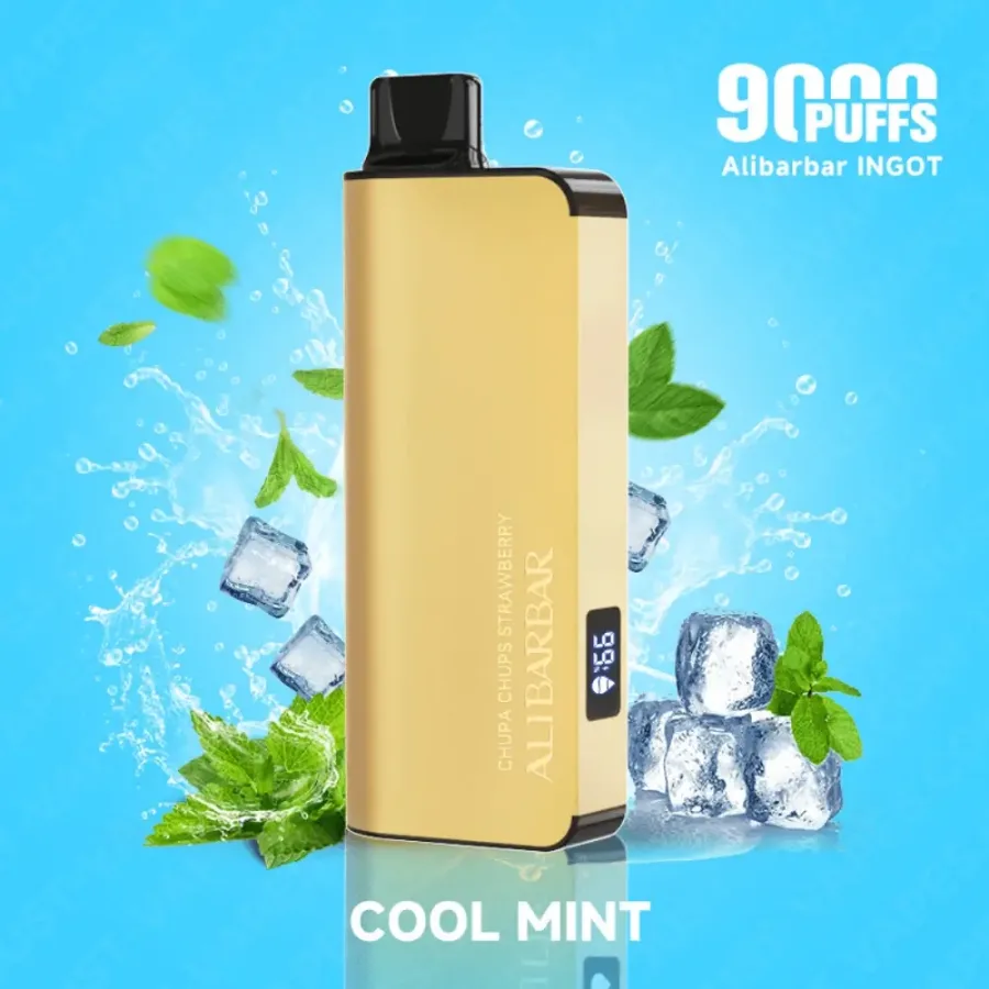 Cool Mint Alibarbar Ingot 9000 Vape, disposable vape