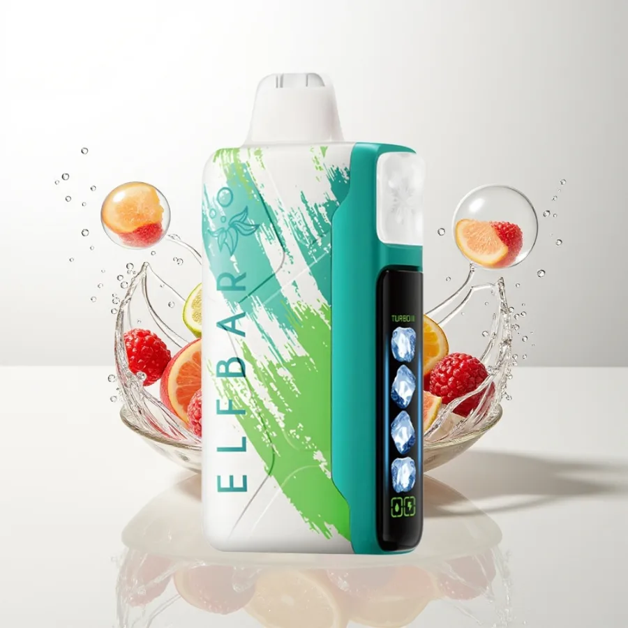 Elf Bar Ice King 40000 Puffs Adjustable Cooling LCD Display Baja Splash, disposable vape