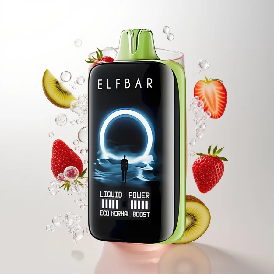 Elf Bar Moonnight 40000 Puffs 18ml Disposable Vape Strawberry Kiwi Ice, disposable vape