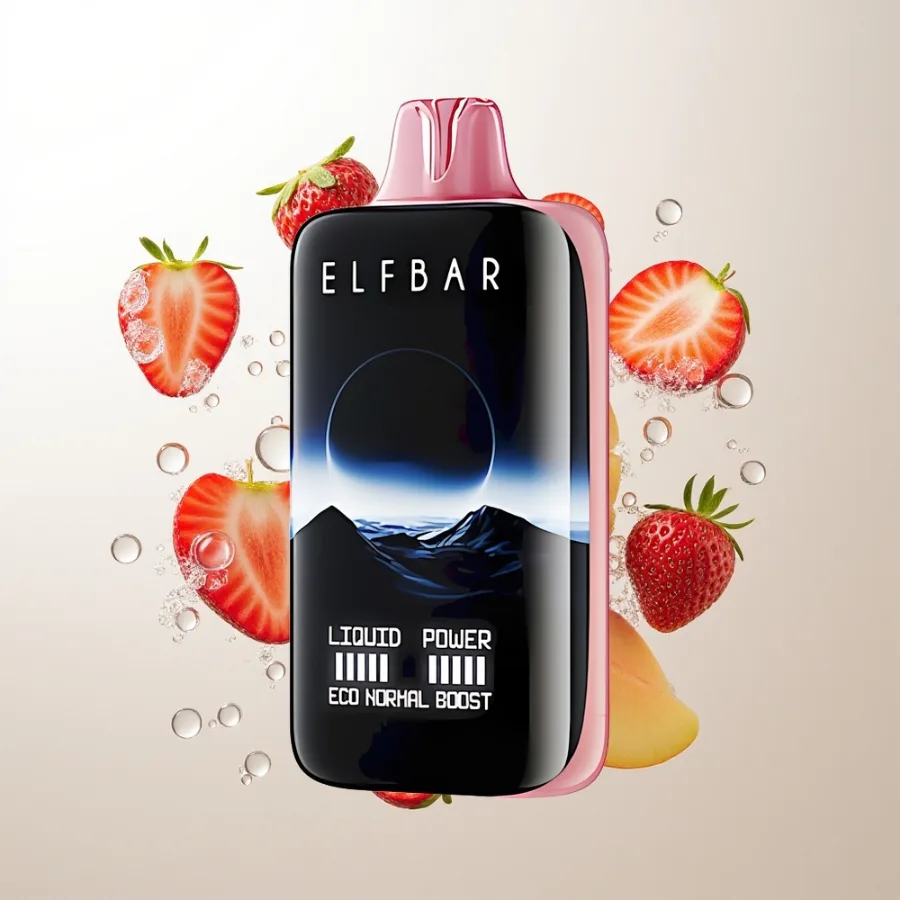 Elf Bar Moonnight 40000 Puffs USB-C Rechargeable Strawberry Mango, disposable vape