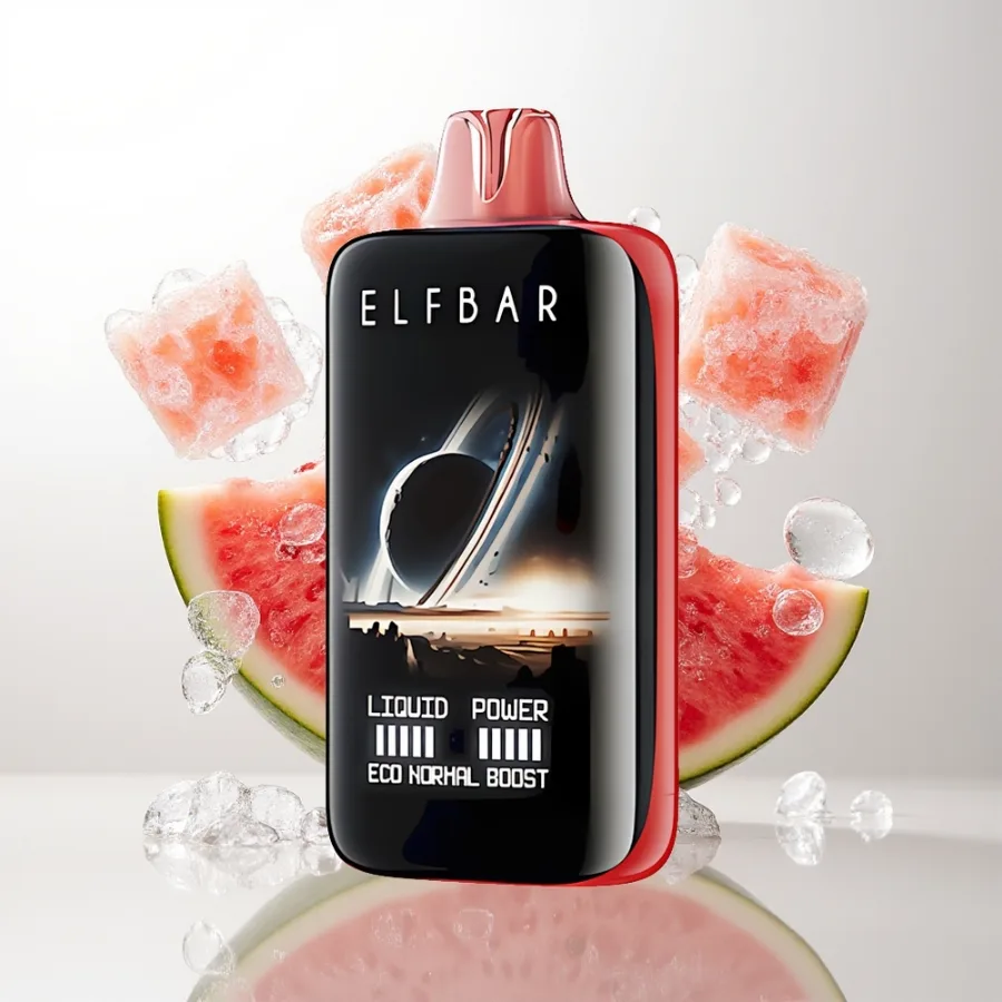 Elf Bar Moonnight 40000 Puffs USB-C Rechargeable Watermelon Ice, disposable vape
