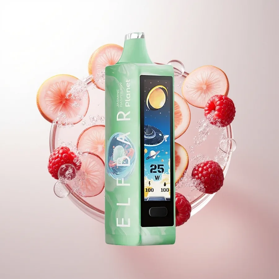 Elf Bar Planet 25000 Mesh Puffs Jasmine Raspberry, disposable vape