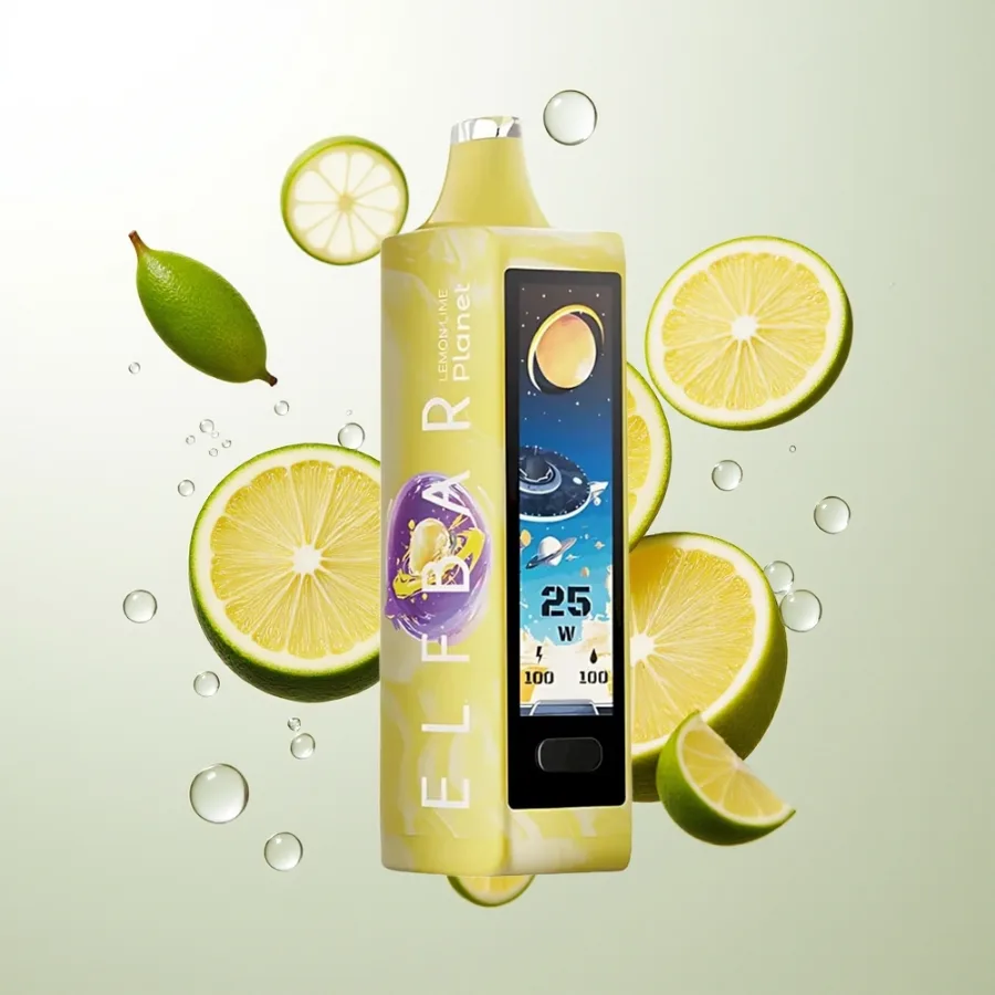 Elf Bar Planet 25000 Puffs Mesh Rechargeable Lemon Lime, disposable vape