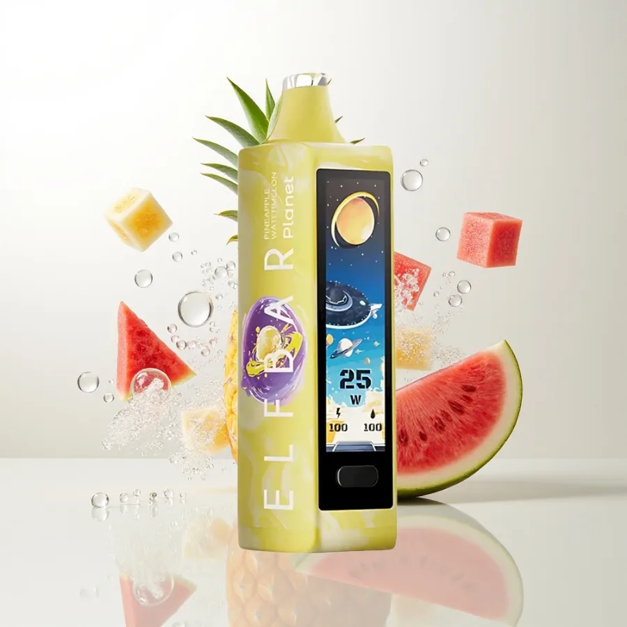 Elf Bar Planet 25000 Puffs Mesh Rechargeable Pineapple Watermelon, disposable vape