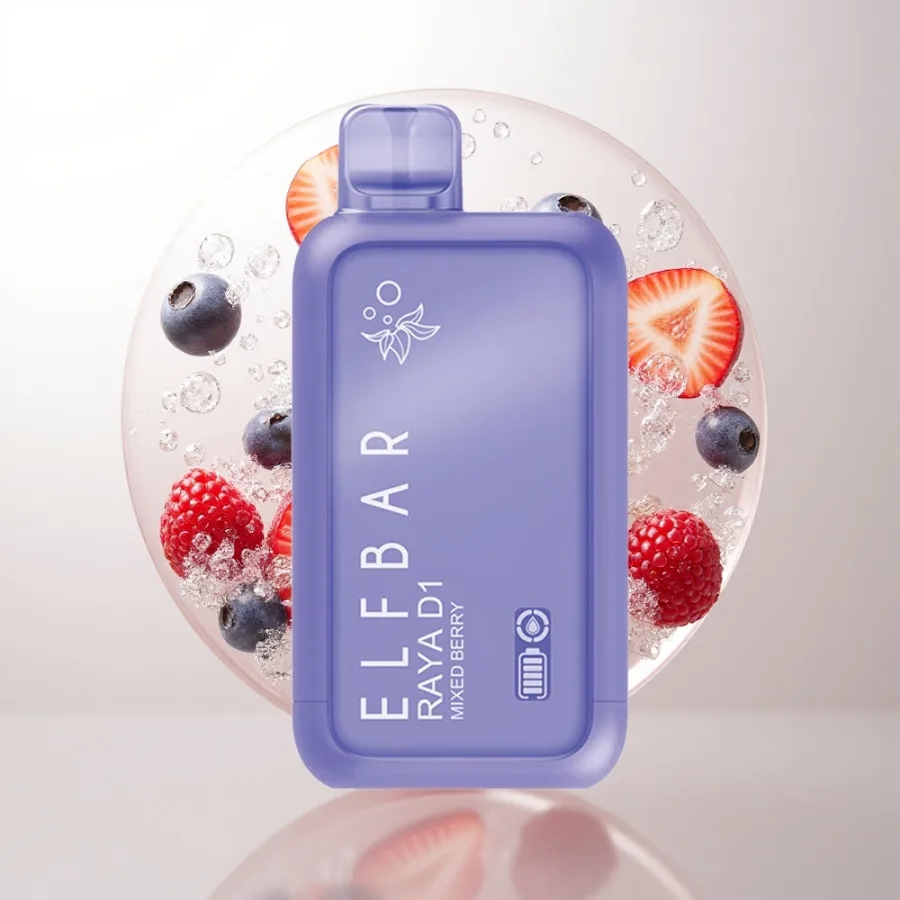 Elf Bar Raya D1 13000 Puffs 18ml Mixed Berry, disposable vape
