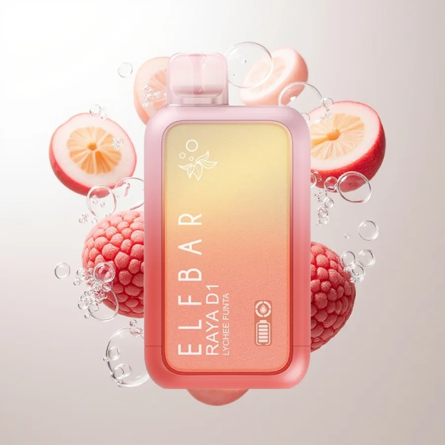 Elf Bar Raya D1 13000 Puffs 650mah Lychee Funta, disposable vape