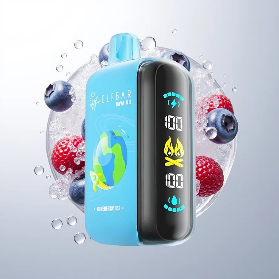 Elf Bar Raya D3 25000 Puffs Rechargeable Type-C Blueberry Ice, disposable vape