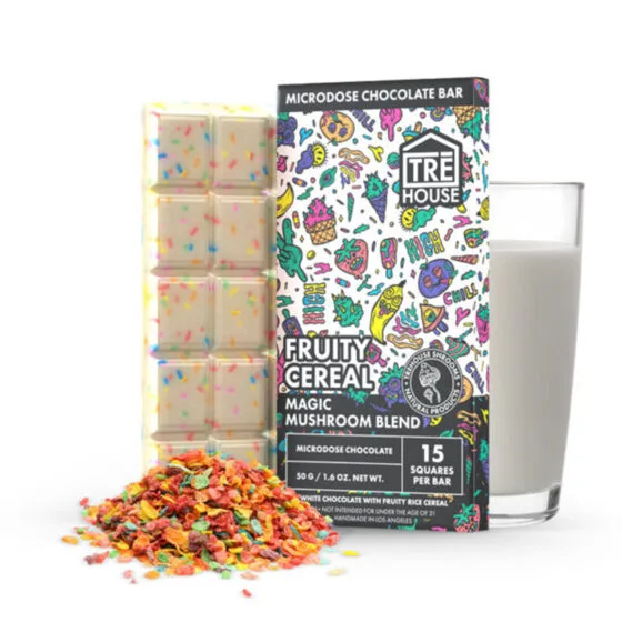 Fruity Cereal Magic Mushroom Chocolate Bar – Trē House, mushroom chocolate bar