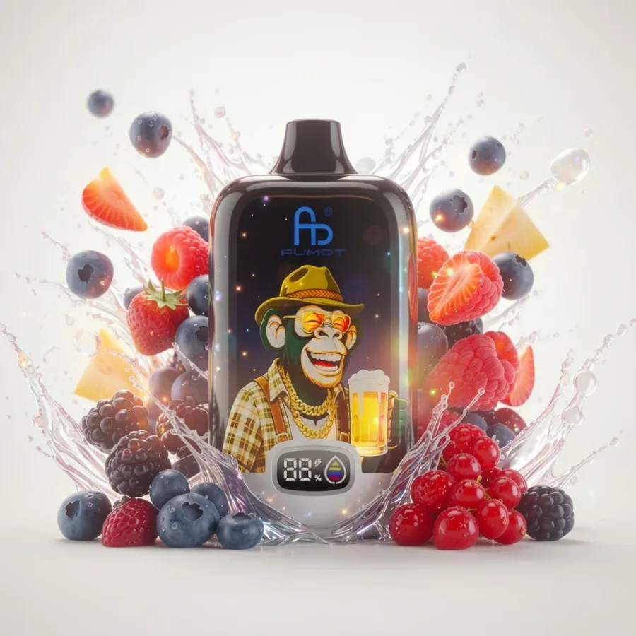 Fumot Digital Box 12000 Puffs 20ml 550mah Beer Edition, disposable vape