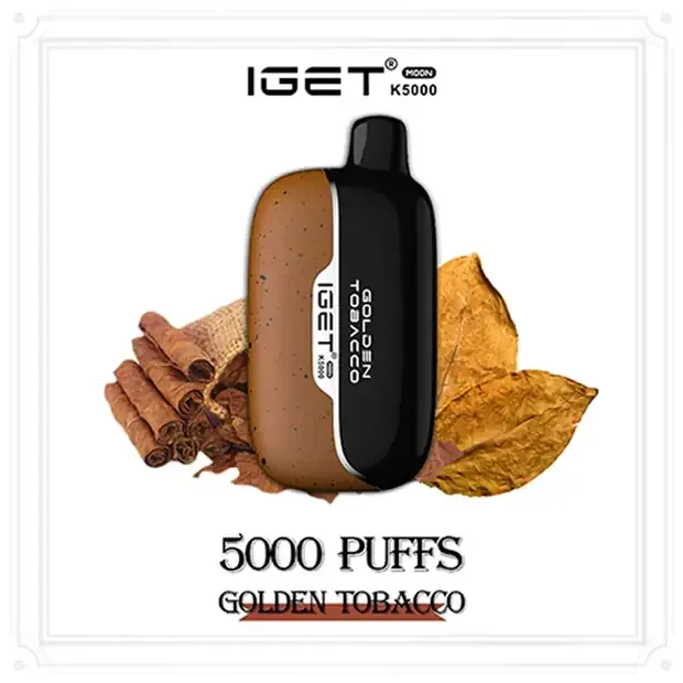 Golden Tobacco – IGET Moon 5000 Puffs, disposable vape