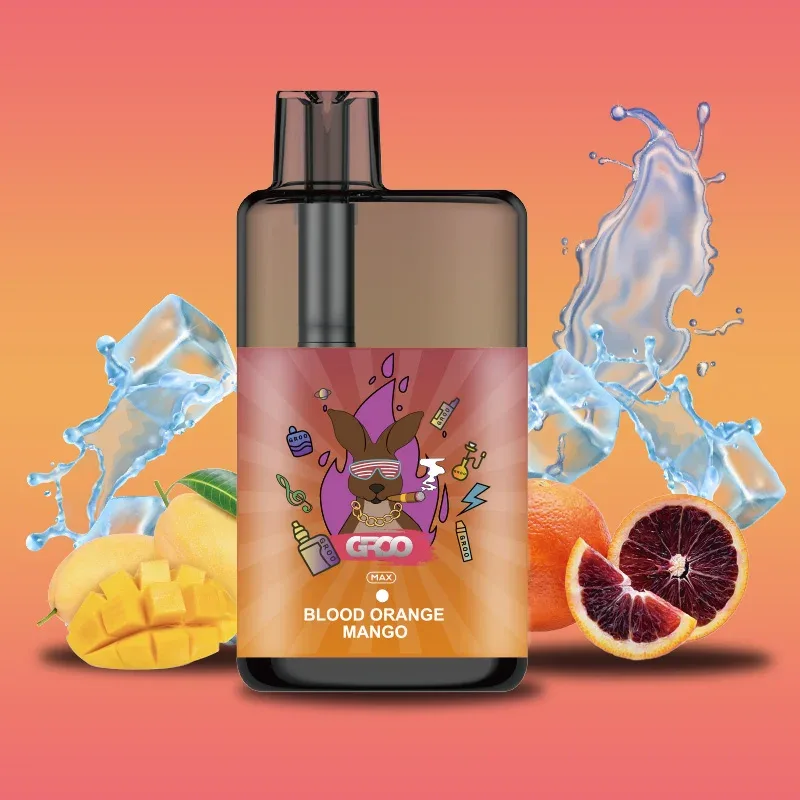Groo Max – Blood Orange Mango Ice, disposable vape