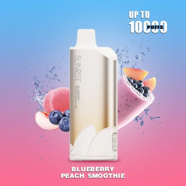 Groo Sunrise 10000 Puffs – Blueberry Peach Smoothie, disposable vape