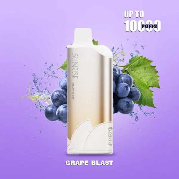 Groo Sunrise 10000 Puffs – Grape Blast, disposable vape