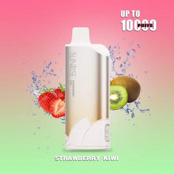 Groo Sunrise 10000 Puffs – Strawberry Kiwi, disposable vape