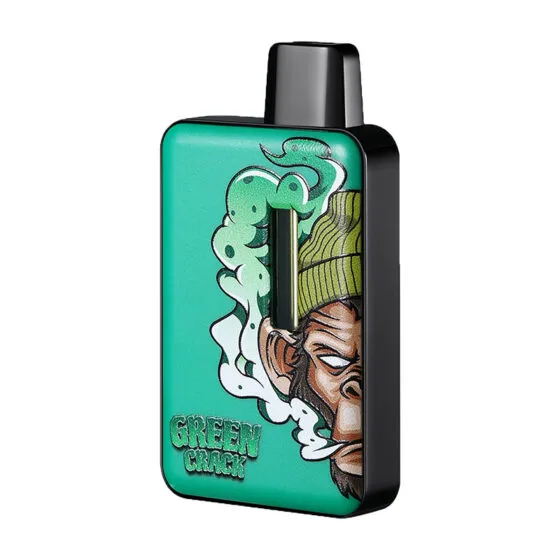 Heavy Hitter Delta 8 THC Vape with Delta 9 + HHC + THC-P – Green Crack – Space Walker, THC vape pen