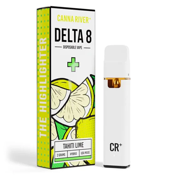 Highlighter Delta 8 THC Vape Pen – Tahiti Lime – Hybrid 2g – Canna River, THC vape pen