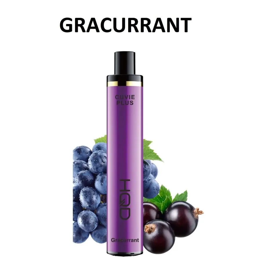 HQD Cuvie Plus Gracurrant, disposable vape