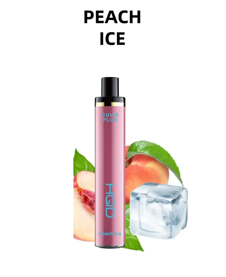 HQD Cuvie Plus Peach Ice, disposable vape