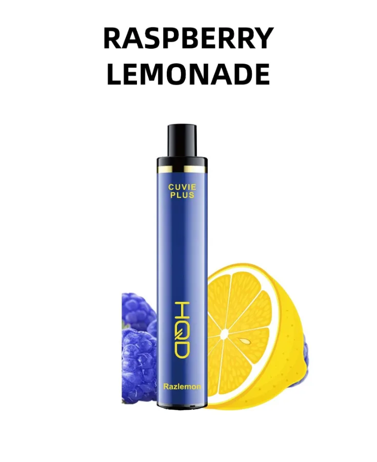 HQD Cuvie Plus Raspberry Lemonade, disposable vape