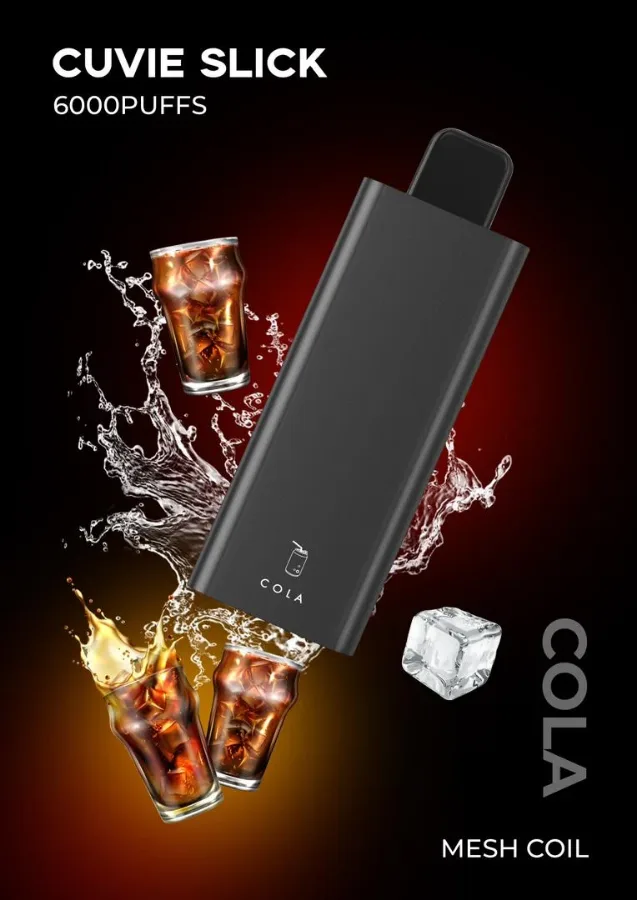 HQD Cuvie Slick Cola 6000 Puffs, disposable vape