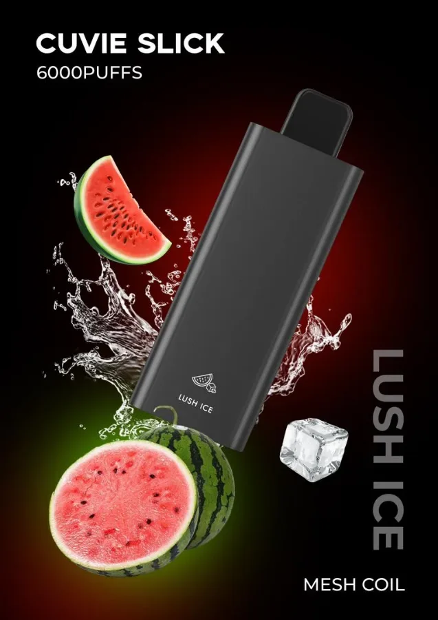 HQD Cuvie Slick Lush Ice 6000 Puffs, disposable vape