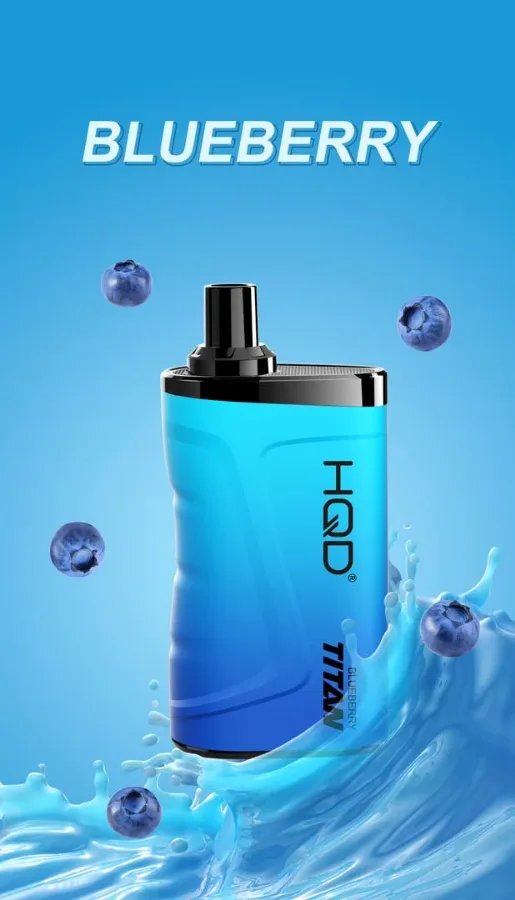 HQD Titan Blueberry 7000 Puffs, disposable vape