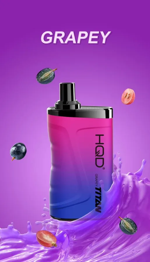 HQD Titan Grapey 7000 Puffs, disposable vape