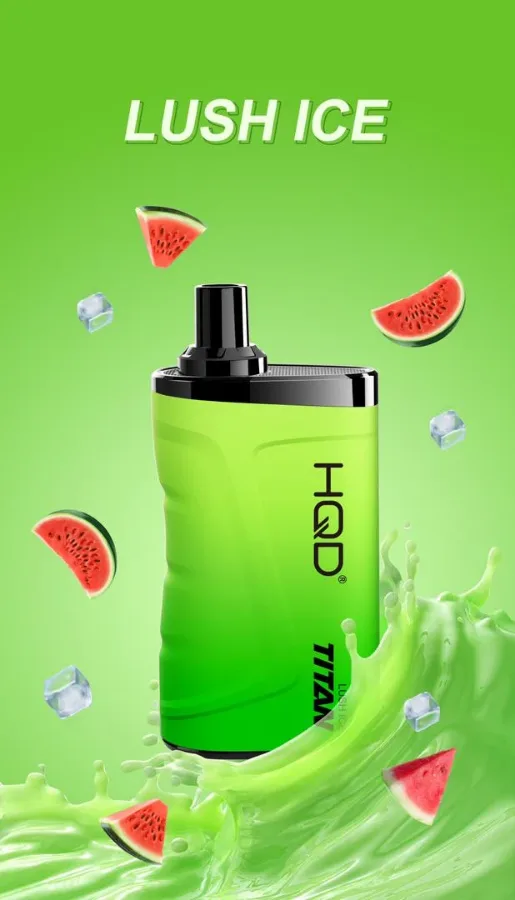 HQD Titan Lush Ice 7000 Puffs, disposable vape