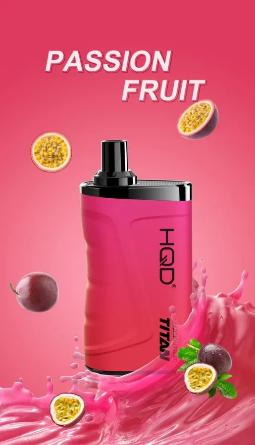 HQD Titan Passion Fruit 7000 Puffs, disposable vape